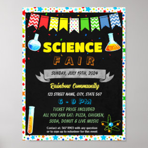 Affiche Modèle de l'événement Science Fair