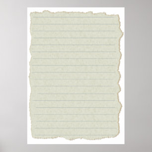 Affiche Modèle de lignes de texture d'écriture papier