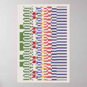 Affiche modèle de nombres de Ramanujan
