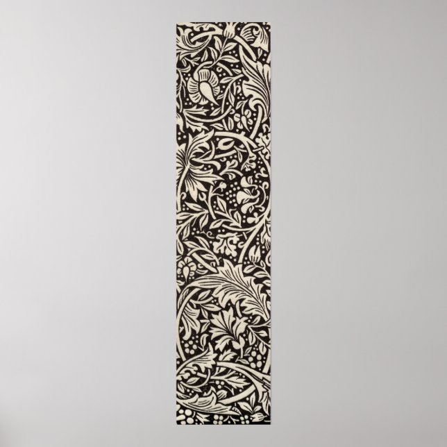 Affiche Modèle de papier peint floral jonquille de William (Devant)
