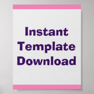Affiche Modèle de téléchargement instantané de l'affiche