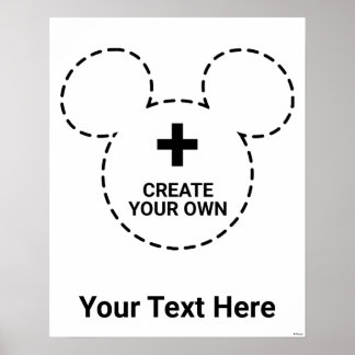 Affiche Modèle de texte