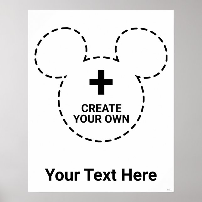 Affiche Modèle de texte (Devant)