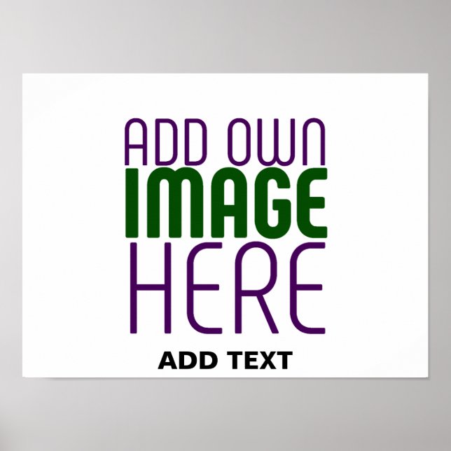 AFFICHE MODELE DE TEXTE D'IMAGE BLANC SIMPLE ÉDITABLE MODE (Devant)