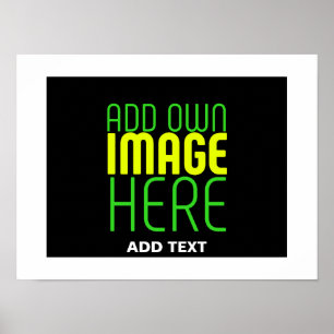 AFFICHE MODELE DE TEXTE D'IMAGE NOIRE SIMPLE ET MODIFIABLE