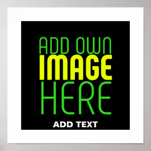 AFFICHE MODELE DE TEXTE D'IMAGE NOIRE SIMPLE ET MODIFIABLE