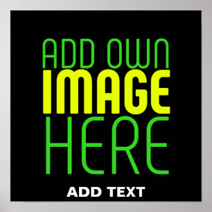 AFFICHE MODELE DE TEXTE D'IMAGE NOIRE SIMPLE ET MODIFIABLE