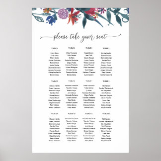 Affiche Modèle du graphique Plan d'installation