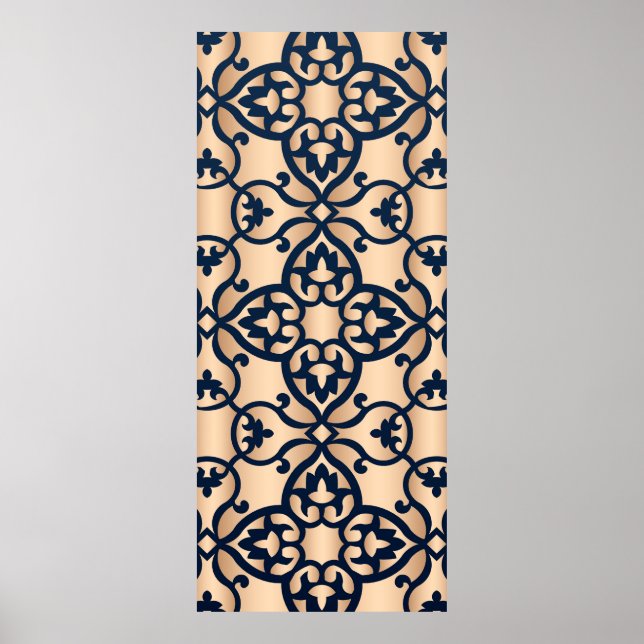 Affiche Modèle du panneau de découpe laser (Devant)