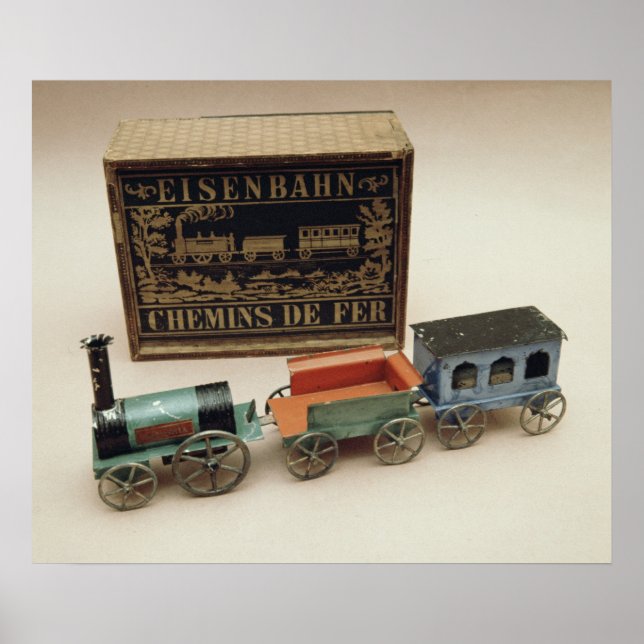 Affiche Modèle ferroviaire, c.1870 (Devant)