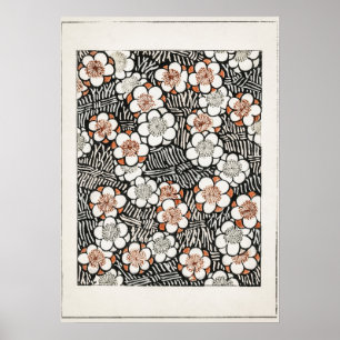 Affiche Modèle floral de Shin Bijutsukai