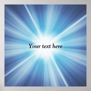 Affiche Modèle motif Sunray