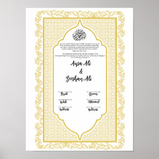 AFFICHE MODÈLE NIKKAH