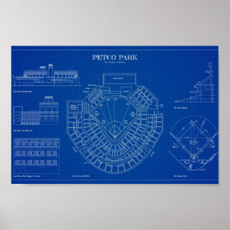 Affiche Modèle PETCO Park