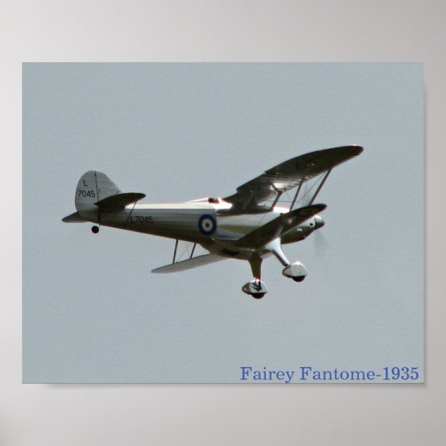 Affiche Modèle RC Fairey Fantôme Scale (Devant)