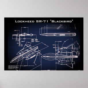 Affiche Modèle SR-71