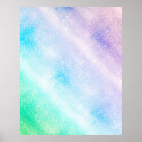 Modèle vitreux ombre Blue Purple Glitter