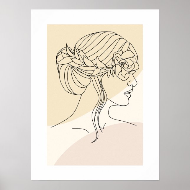 Affiche Modern Abstract Shapes Wall Art (Devant)