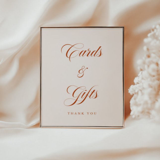 Affiche Modern Cards and Gifts Bridal Shower Table (Créateur téléchargé)