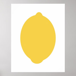 Affiche Modern Lemon print