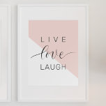 Affiche Modern Love Laugh Motivation positive<br><div class="desc">Modern Love Laugh Motivation positive</div>