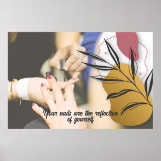 Affiche Modern Nail Salon Wall Print