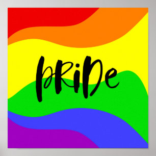Affiche Modern Pride Rainbow