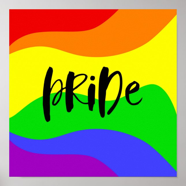 Affiche Modern Pride Rainbow (Devant)