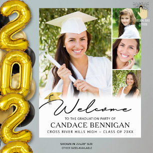 Affiche Modern Simple Script Graduate Welcome 4 Photo