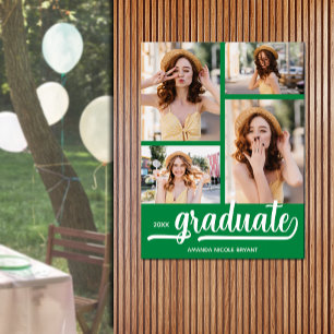 Affiche Moderne 4 Photos sur le Green Graduation
