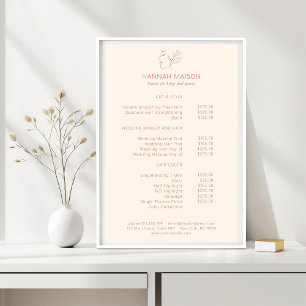 Affiche Moderne, Line Art, Femme, Feuilleté, Salon, Prix