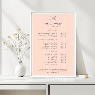 Affiche Moderne, Line Art, Femme, Feuilleté, Salon, Prix