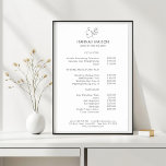 Affiche Moderne, Line Art, Femme, Feuilleté, Salon, Prix<br><div class="desc">Moderne,  Art De Ligne,  Femme,  Feuilleté,  Salon,  Poster De Prix Blanc.</div>