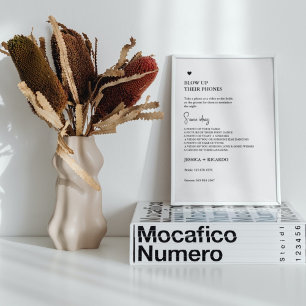 Affiche Moderne minimal faire sauter leur téléphone photo