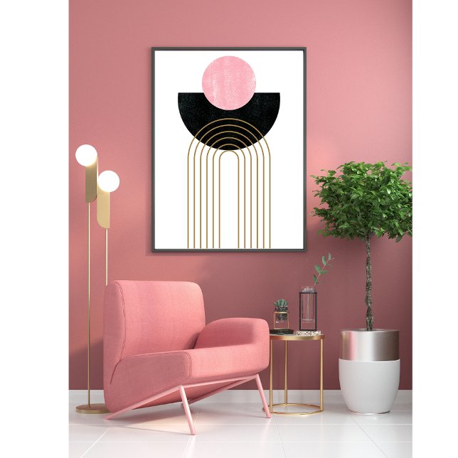 Affiche Moderne minimaliste Boho Mid Century Contemporain (Créateur téléchargé)