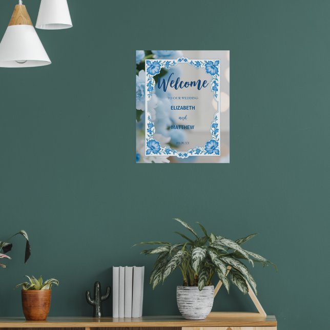 Affiche Moderne minimaliste classique Fleurs mariage (Salon 1)