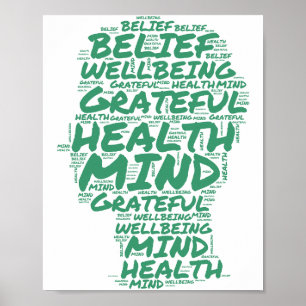 Affiche Moderne minimaliste Gratitude Wall Art