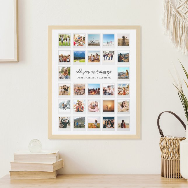 Affiche Moderne Personnalisé 27 Photos Collage Photo (Créateur téléchargé)