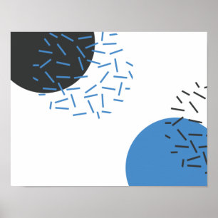 Affiche Moderne, simple, cool, abstrait, motif graphique
