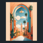Affiche Moderne Vintage Marrakech Maroc Vectoriel plat<br><div class="desc">Découvrez le charme intemporel de Marrakech avec notre Poster d'Art Flat Vector Marrakech Vintage. Cette affiche dessinée avec art mêle harmonieusement l'esthétique vintage à l'atmosphère contemporaine,  et présente l'iconique paysage urbain marocain dans un format élégant et d'inspiration rétro. Parfait pour ajouter une touche de charme nord-africain à votre décor.</div>