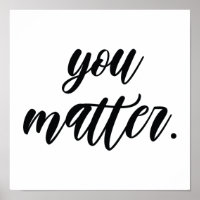 Moderne Vous Comptez Motivation Positive Citation