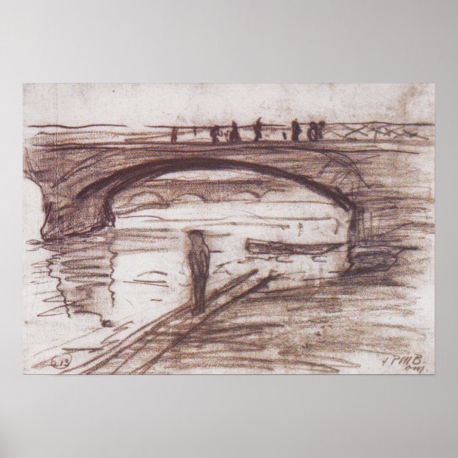 Affiche Modersohn-Becker - Bridges In Paris 1905 (Devant)