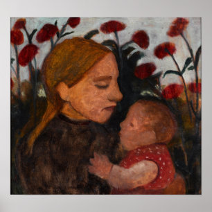 Affiche Modersohn-Becker - Girl With Child