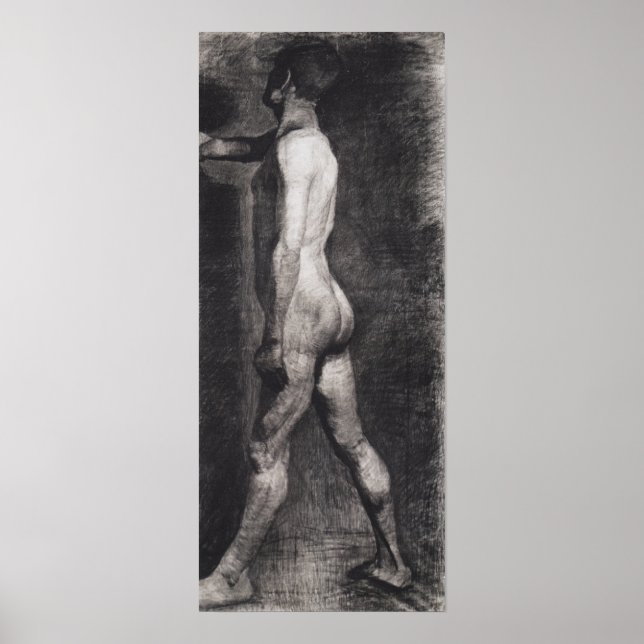 Affiche Modersohn-Becker - Homme debout 1899 (Devant)