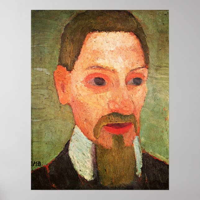 Affiche Modersohn-Becker - Portrait De Rainer Maria Rilke (Devant)