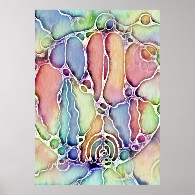 Affiche Modes de vie - Art neurographique Motif 1 (Devant)