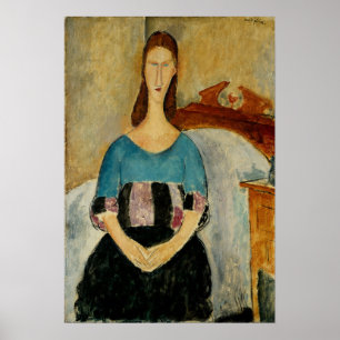 Affiche Modigliani - Jeanne Hebuterne 1919
