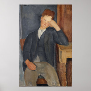 Affiche Modigliani - Le jeune apprenti 1918
