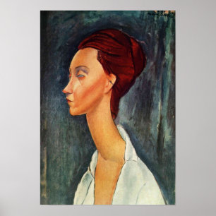 Affiche Modigliani - Lunia Czechowska 1919