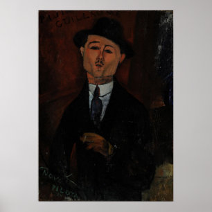 Affiche Modigliani - Paul Guillaume 1915